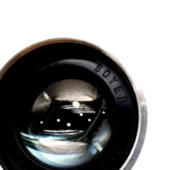 法国 博雅 BOYER 100/2.8 放映镜头 已中置光圈和改口 带试片参考