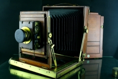 18313---古典英国百年木质6寸专业大画幅相机
