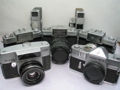 尼康瑞克斯大全套所有的5台相机2台摄像机，打包共计1588元包邮