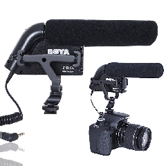 BOYA 5D2 3摄录机 单反 DV 录音 电容麦克风超心型指向 采访话筒