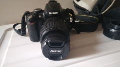 尼康D5000单反相机 原装18-55ed镜头 配件全有卡有包