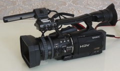 索尼 HVR-V1C 高清数码摄像机（HDV Mini DV磁带） 功能正常