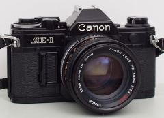 佳能 AE-1 胶卷单反相机+ 50mm 1:1.4 S.S.C 镜头