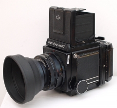 玛米亚 RB67 中画幅胶卷可换镜头单反相机 127mm 1:3.8 镜头